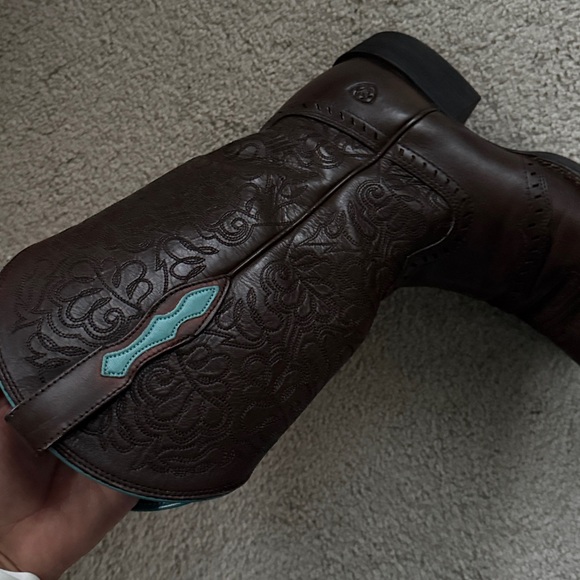 Ariat Women's Round Up Remuda Western Boots Dark Brown Sz 6.5 - Picture 11 of 16